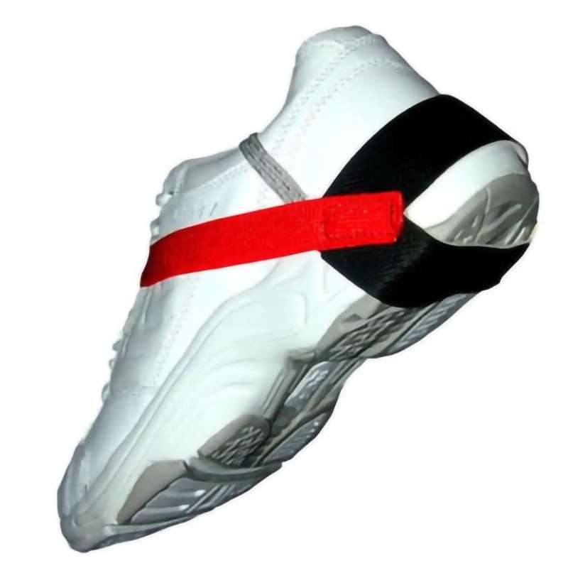 Heel Grounder, 1.25" Cup, Stretch Hook and Loop, 1 MG, Red